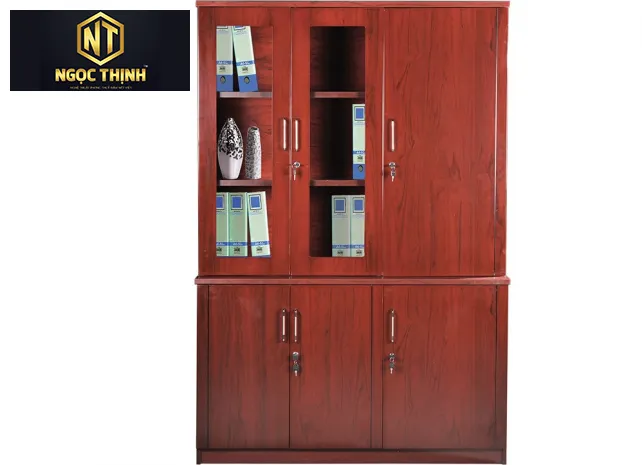 Tủ Gỗ Đựng Tài Liệu Nhiều Ngăn SƠN PU DC1350H11